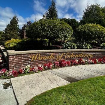 Woods Of Edenderry Subdivison Signage in Northville Michigan